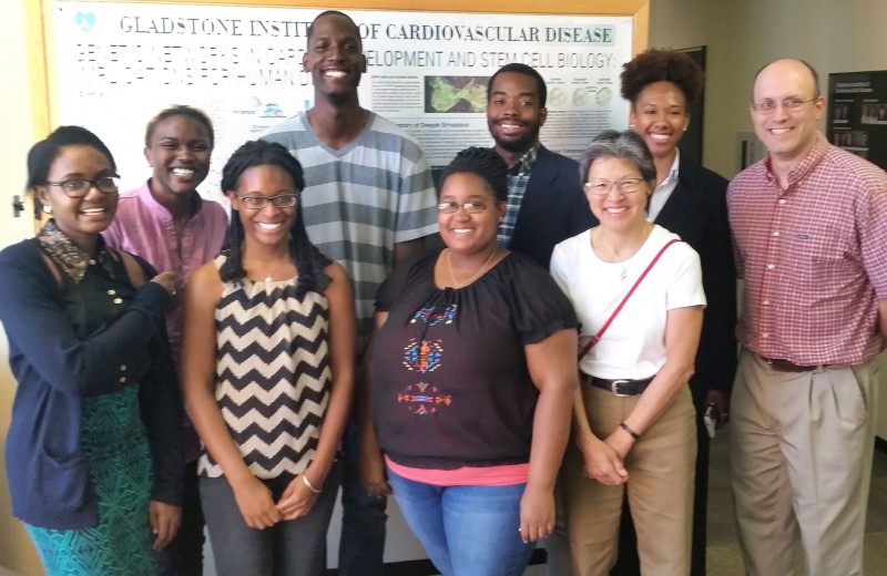 Undergraduate students from the UC-Historically Black Colleges and Universities Initiative Program