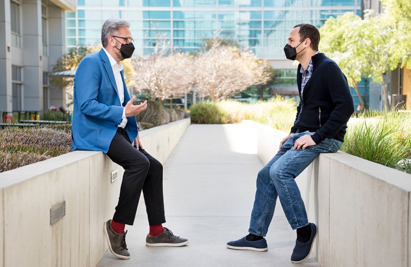 Nevan Krogan and Alex Marson at Gladstone Institutes