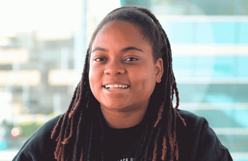 Alicer Andrew is interviewed at Gladstone Institutes